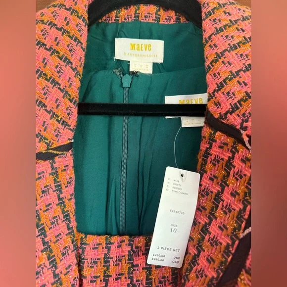 Maeve by Anthropologie Tweed Two Piece Set 🤎 - Picture 10 of 14